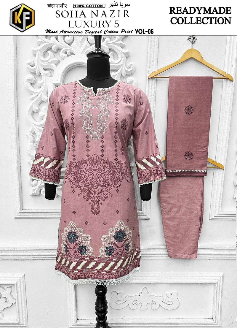 Keval Fab Soha Nazir Vol 5 Ready Made Cotton Collection