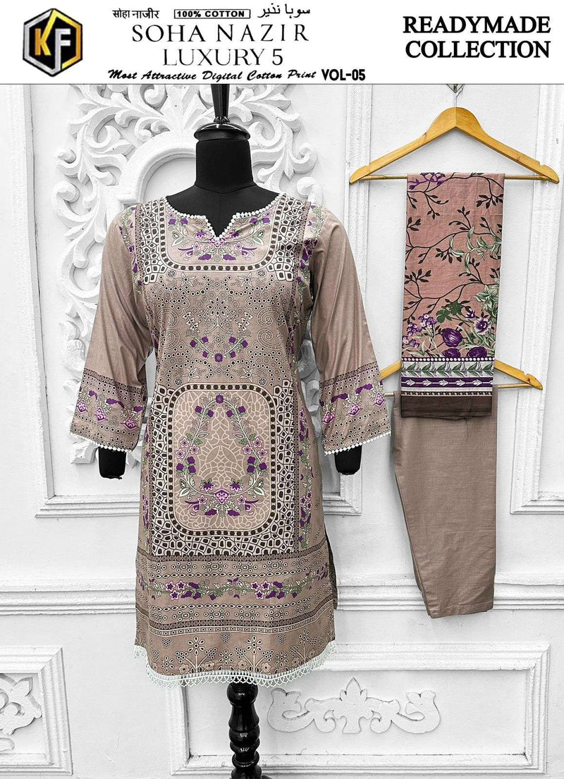 Keval Fab Soha Nazir Vol 5 Ready Made Cotton Collection