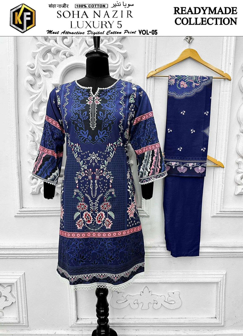 Keval Fab Soha Nazir Vol 5 Ready Made Cotton Collection