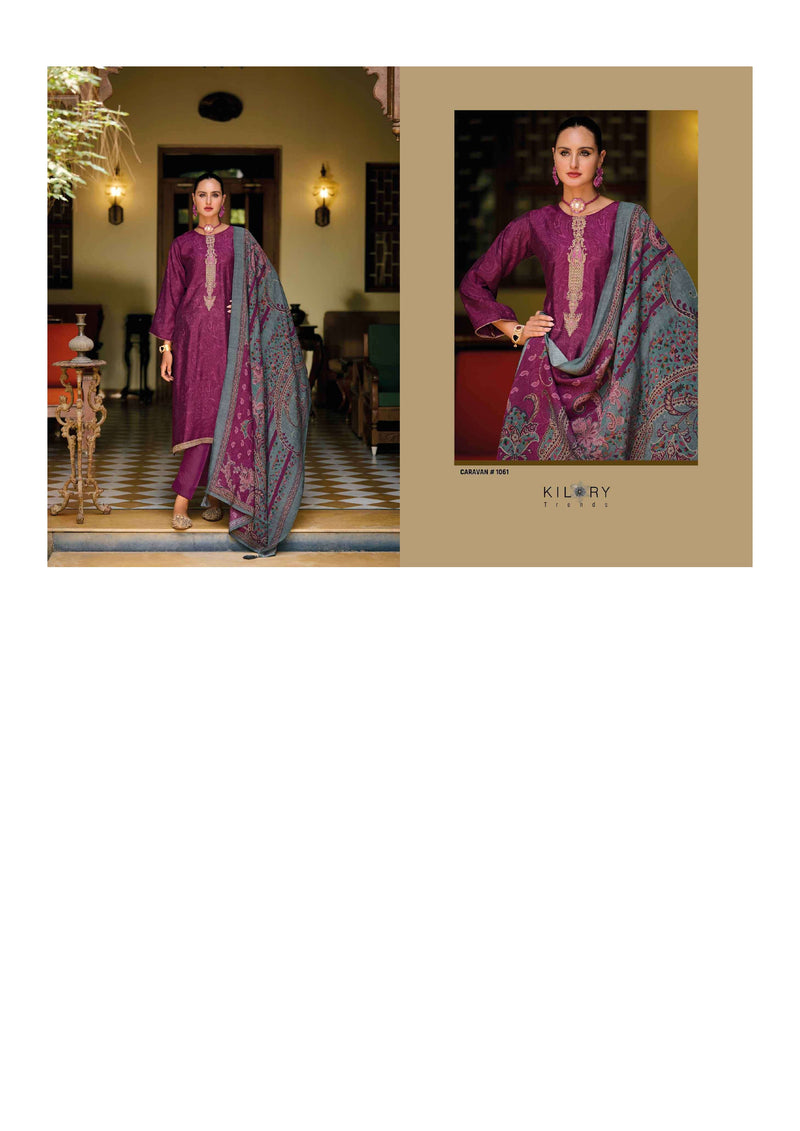 Kilory Trends Caravan Musline Digital Print Fancy Salwar Suit