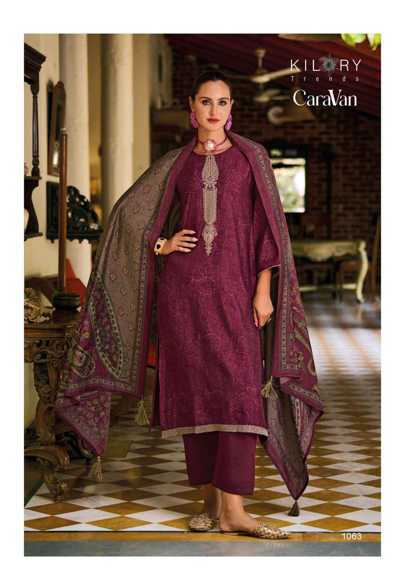 Kilory Trends Caravan Musline Digital Print Fancy Salwar Suit