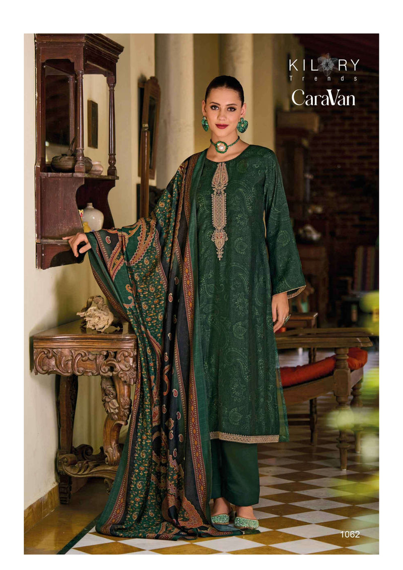 Kilory Trends Caravan Musline Digital Print Fancy Salwar Suit