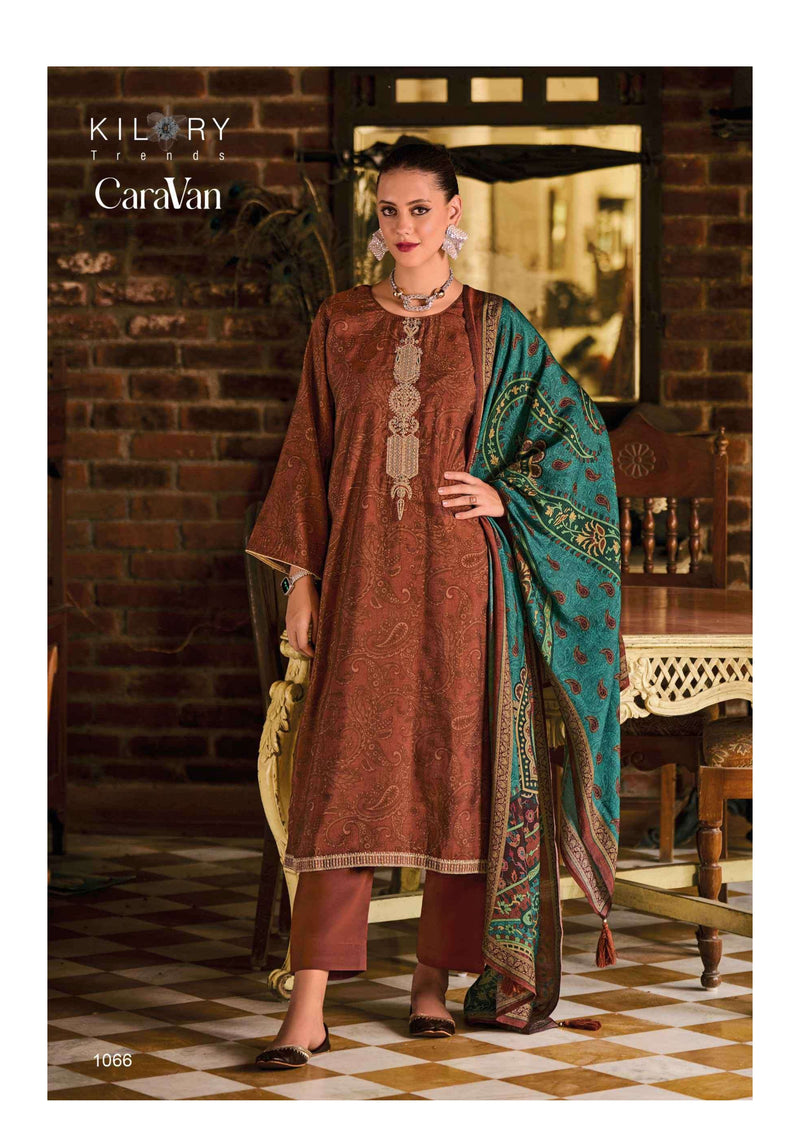 Kilory Trends Caravan Musline Digital Print Fancy Salwar Suit