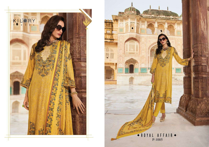 Kilory Trendz Naqsh Viscose Pashmina Digital Print Fancy Embroidery Salwar Suit