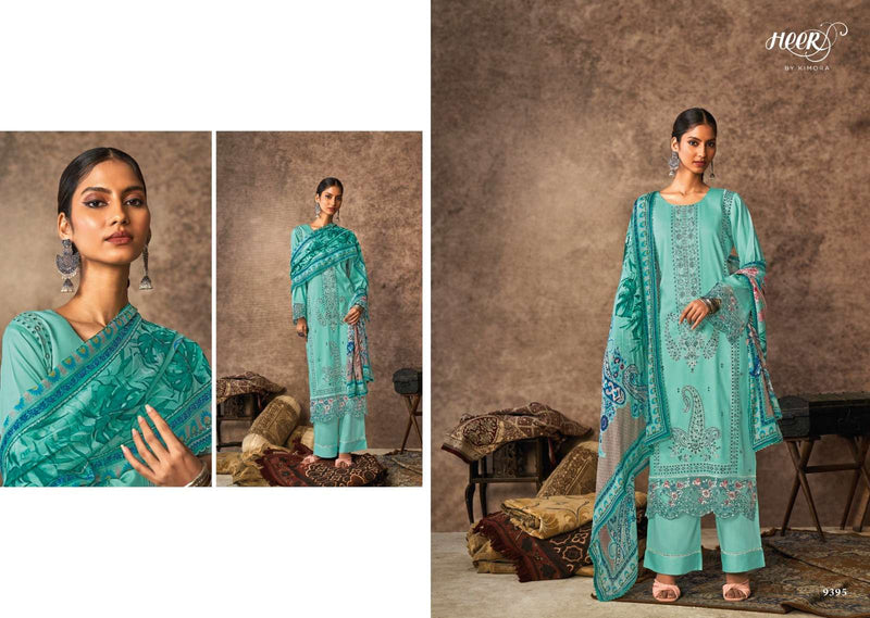 Kimora Fashion Malika Muslin Boring Embroidery Heavy Designer Party Wear Salwar Suit