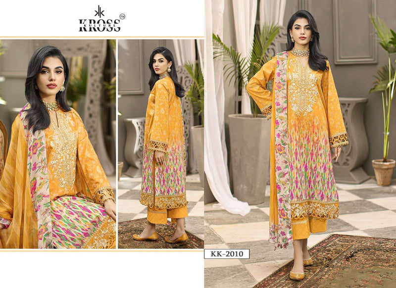 Kross Kulture Design No 2010 Cotton Print Fancy Suit