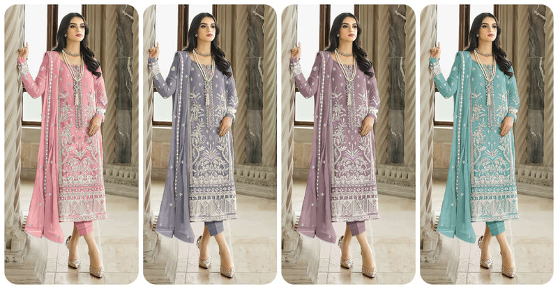 Kross Kulture Kk 139 Organza Party Wear Salwar Suit