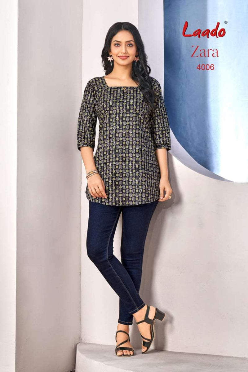 Laado Zara Vol 4 Cotton Daily Wear Short Kurti