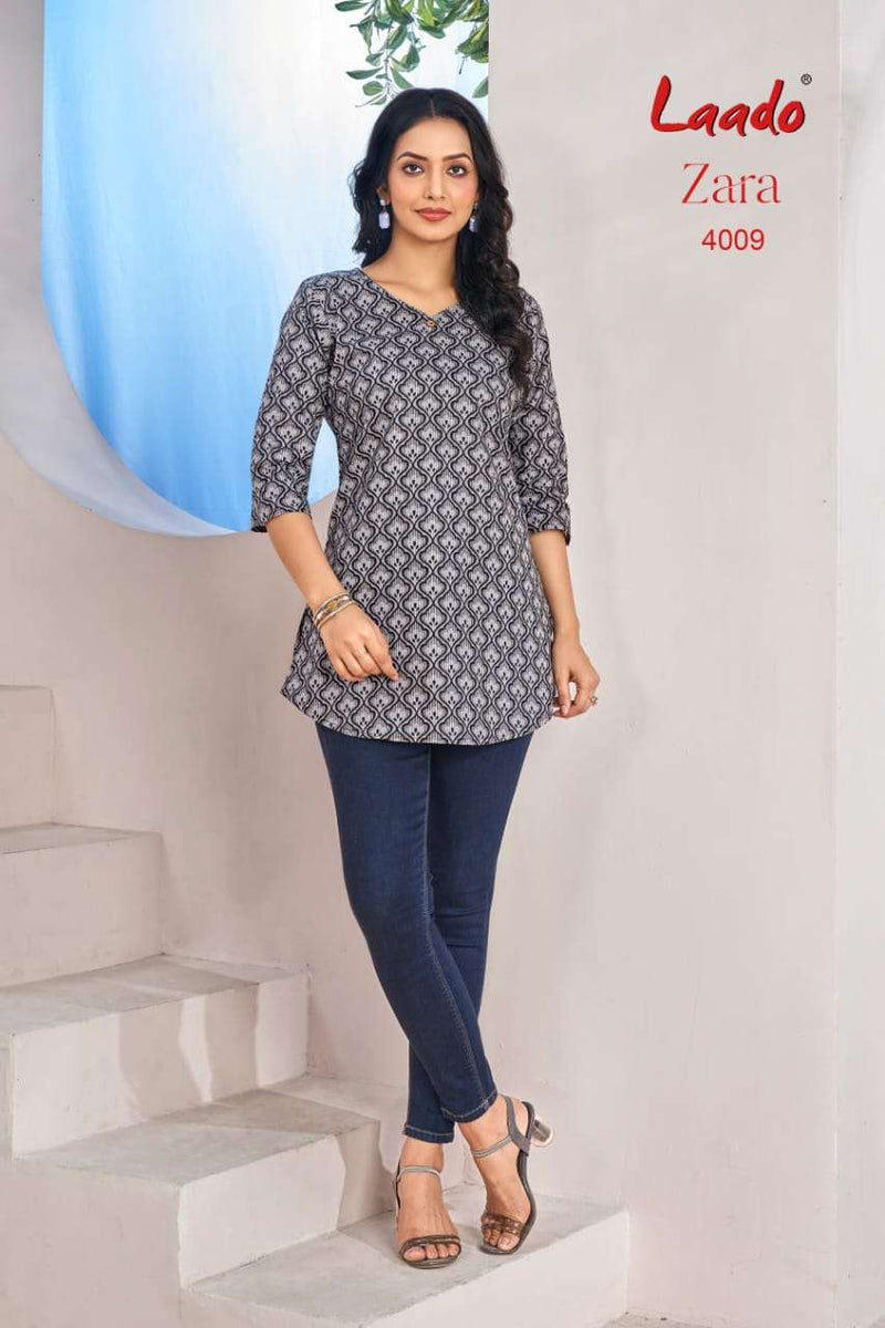 Laado Zara Vol 4 Cotton Daily Wear Short Kurti