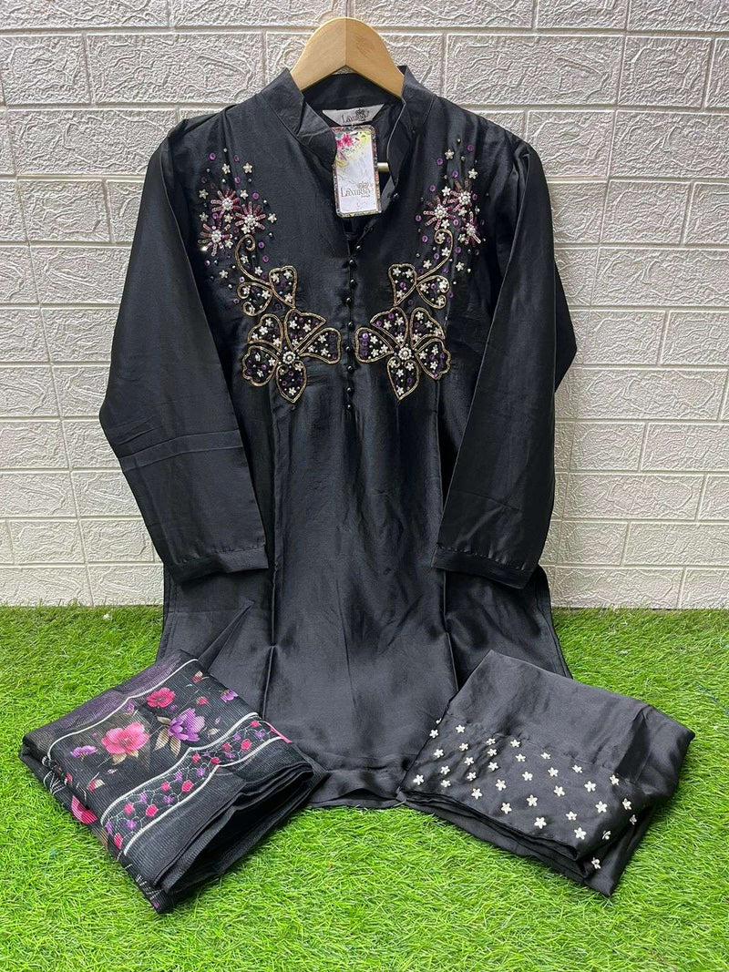 Farshi Elegance Tunic Set – D.No.1575 by Laxuria Trendz