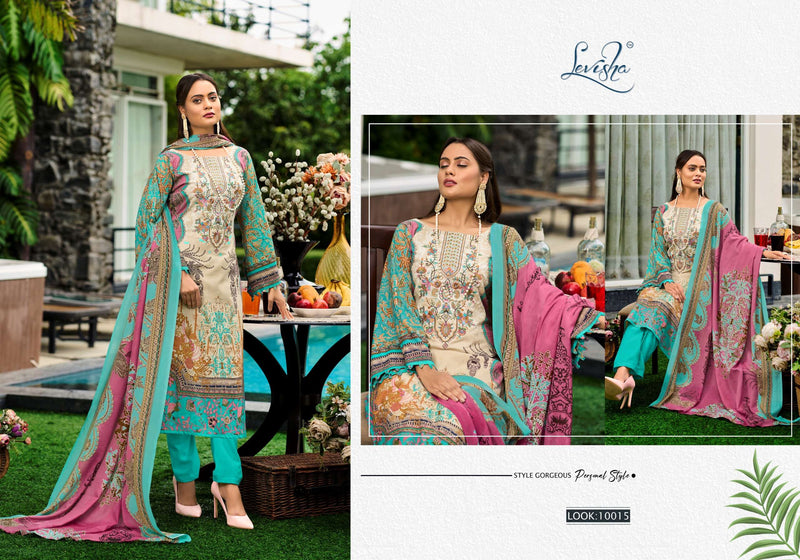 Levisha Naira Nx Vol 10 Cambric Cotton Pakistani Style Print Salwar Suit