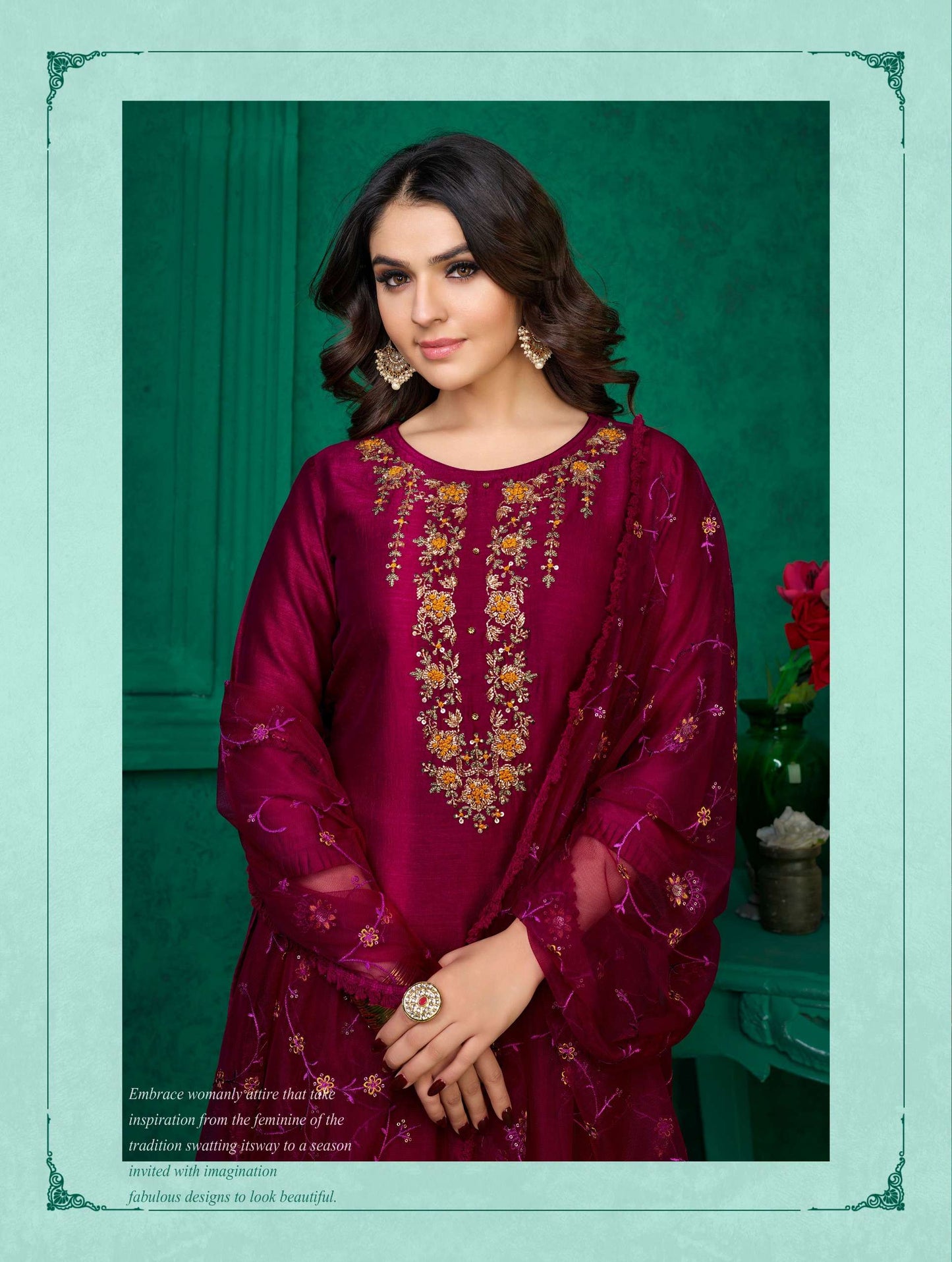 Lali And Lali Maria 9 Vol 3 Silk Embroidery Work Fancy Salwar Kameez Collection