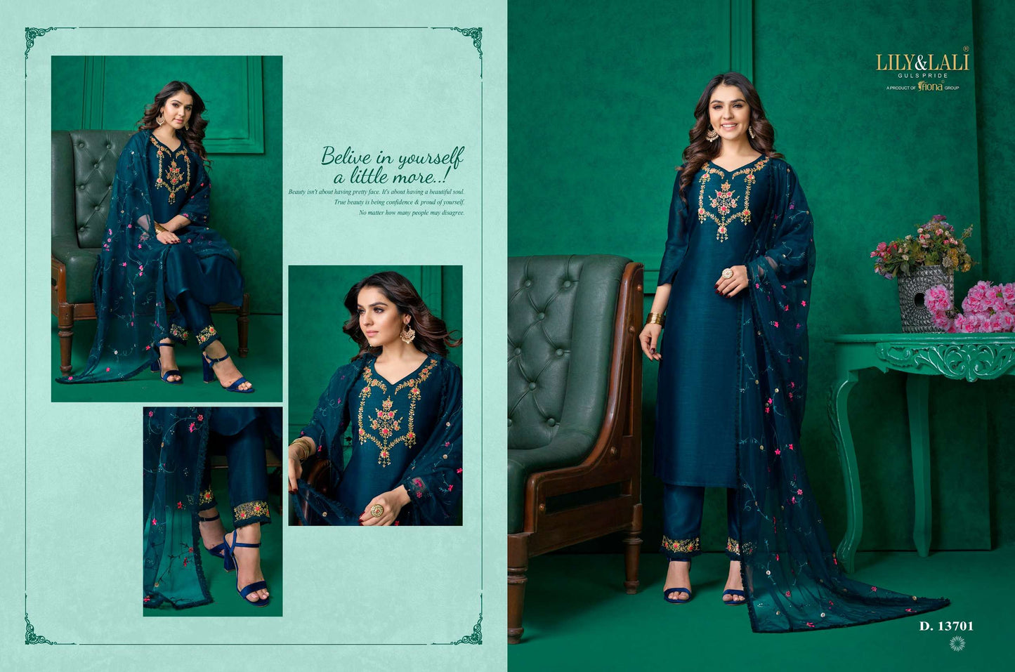 Lali And Lali Maria 9 Vol 3 Silk Embroidery Work Fancy Salwar Kameez Collection