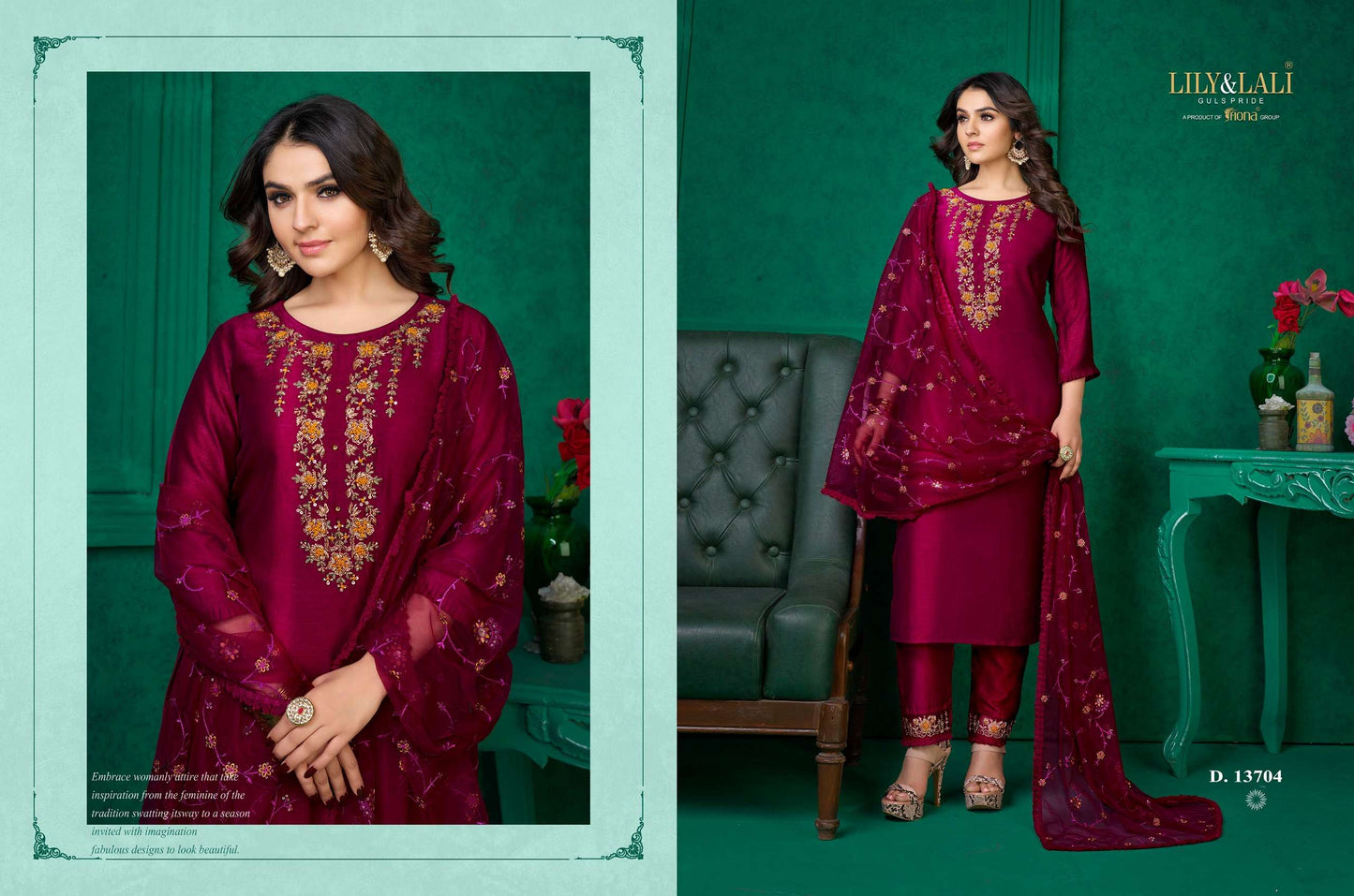 Lali And Lali Maria 9 Vol 3 Silk Embroidery Work Fancy Salwar Kameez Collection