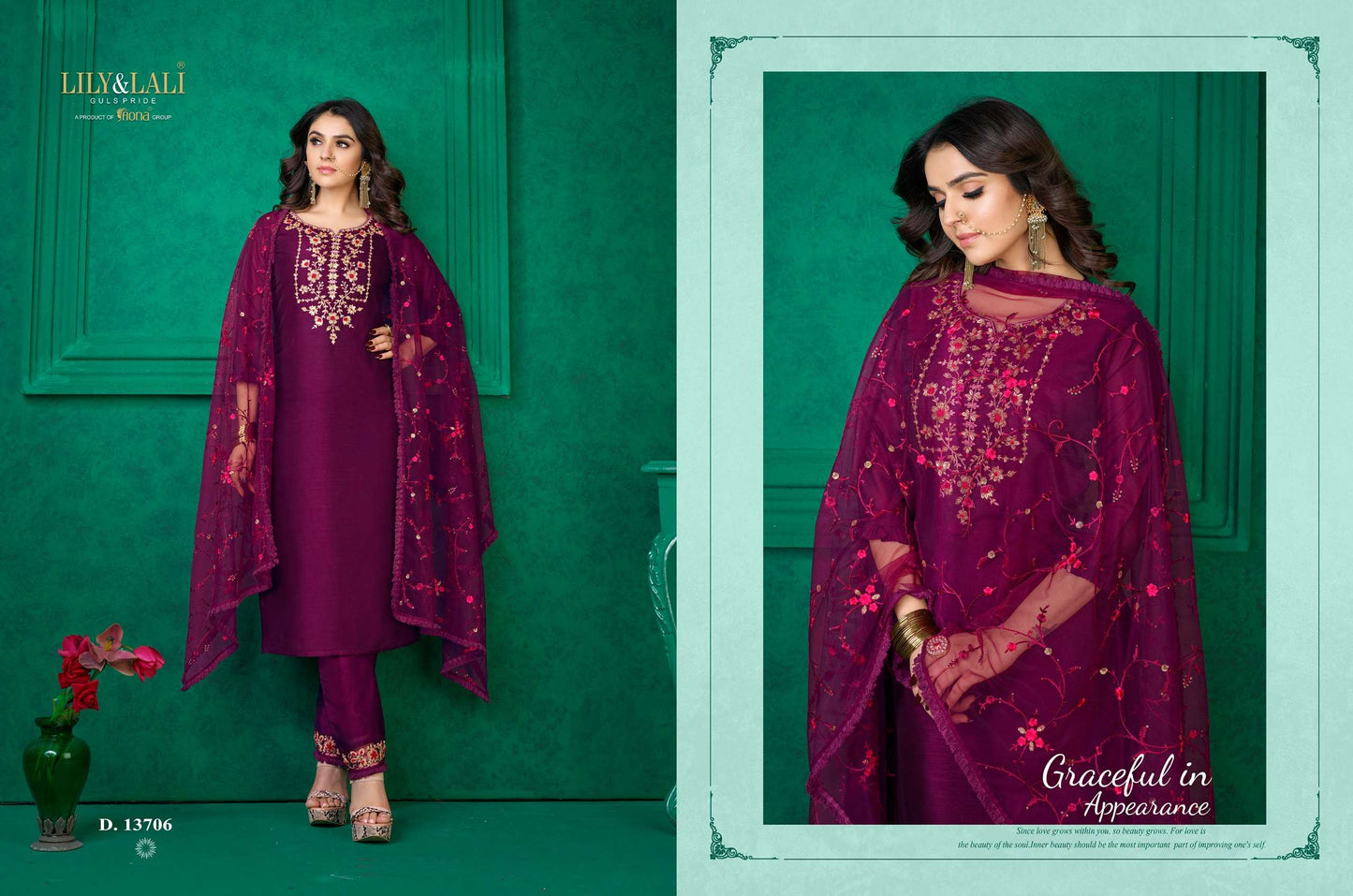 Lali And Lali Maria 9 Vol 3 Silk Embroidery Work Fancy Salwar Kameez Collection