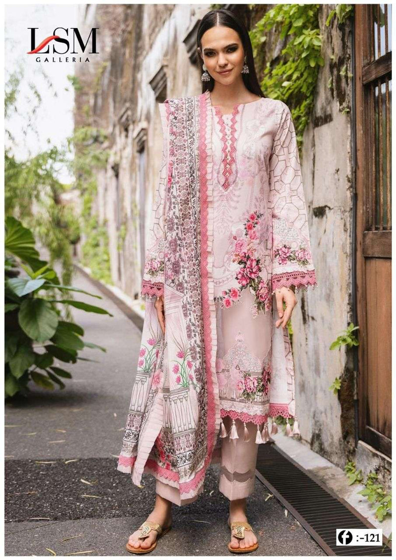 Lsm Galleria Firdous Queen Lawn Vol 12 Cotton Fancy Party Wear Suit