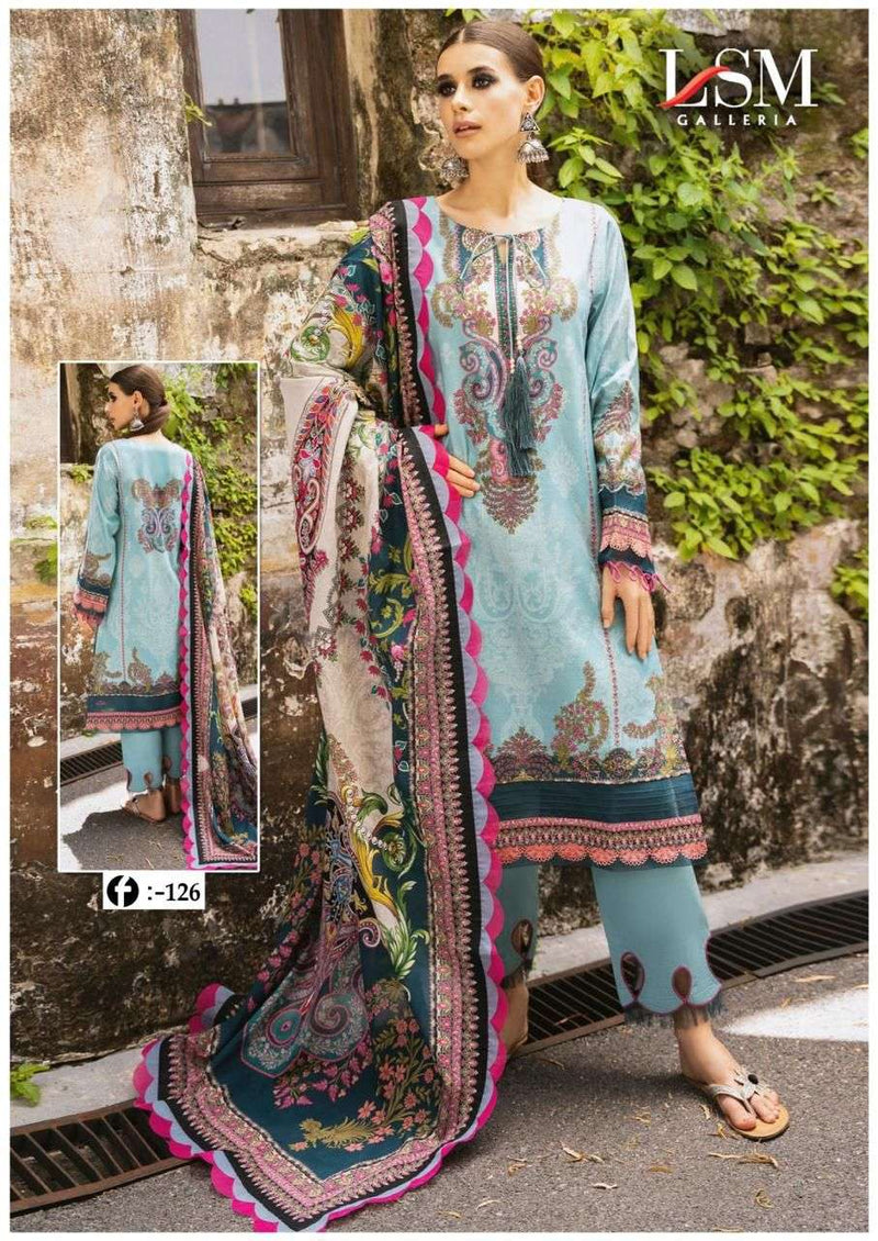 Lsm Galleria Firdous Queen Lawn Vol 12 Cotton Fancy Party Wear Suit