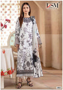 Lsm Parian Dream Vol 18 Pure Heavy Lawn Printed Readymade Suit