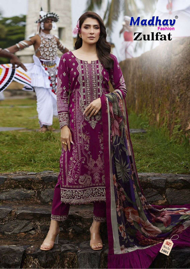 Zulfat Vol 01 Pure Cotton Dress Material | Madhav Fashion New Launch
