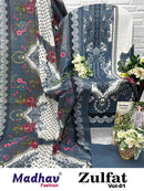Zulfat Vol 01 Pure Cotton Dress Material | Madhav Fashion New Launch