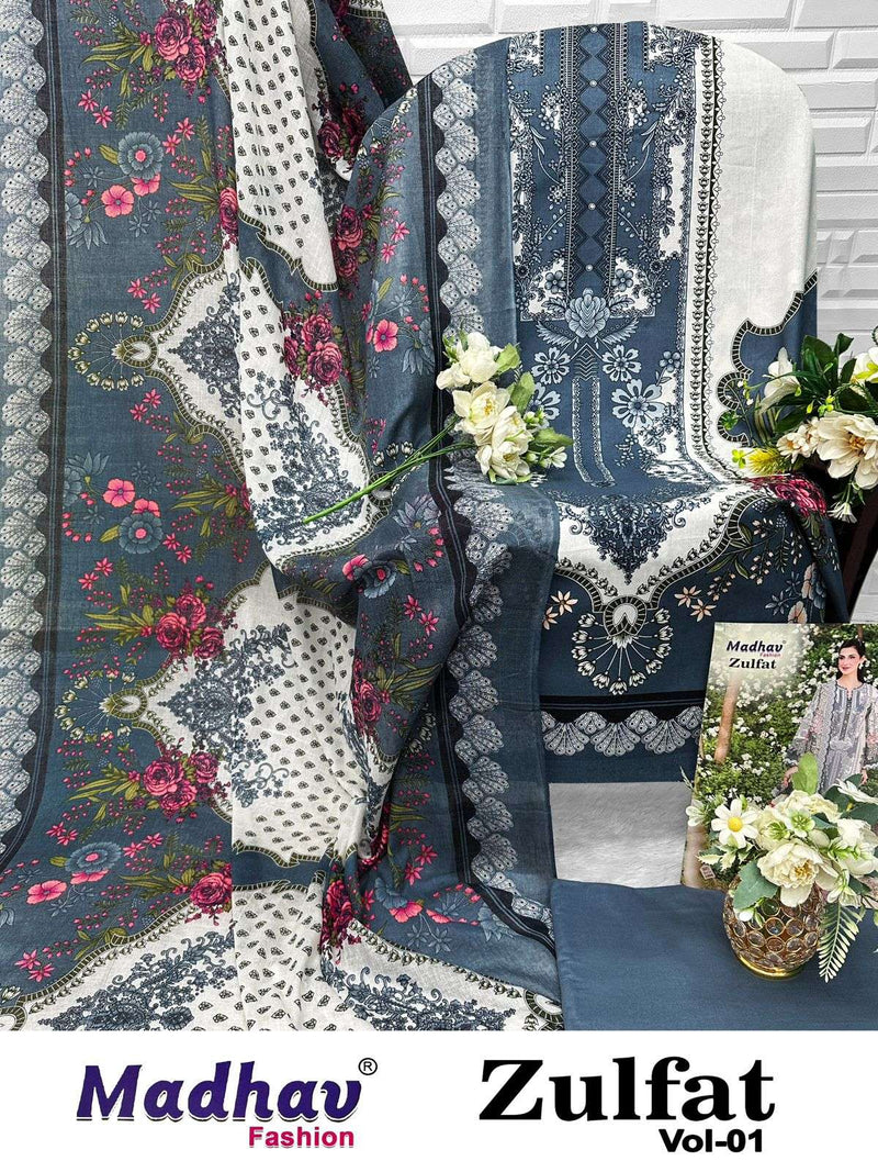 Zulfat Vol 01 Pure Cotton Dress Material | Madhav Fashion New Launch