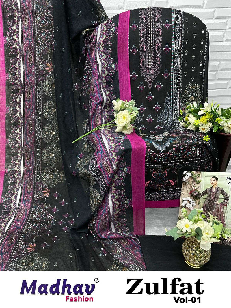 Zulfat Vol 01 Pure Cotton Dress Material | Madhav Fashion New Launch