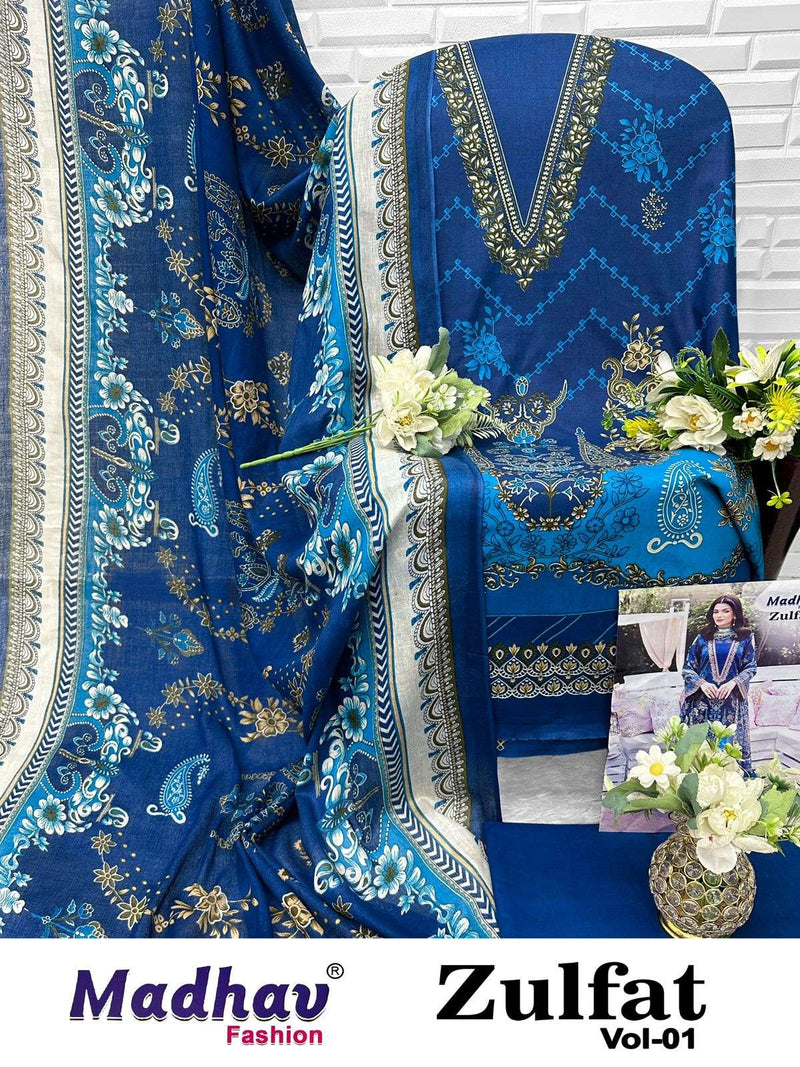 Zulfat Vol 01 Pure Cotton Dress Material | Madhav Fashion New Launch