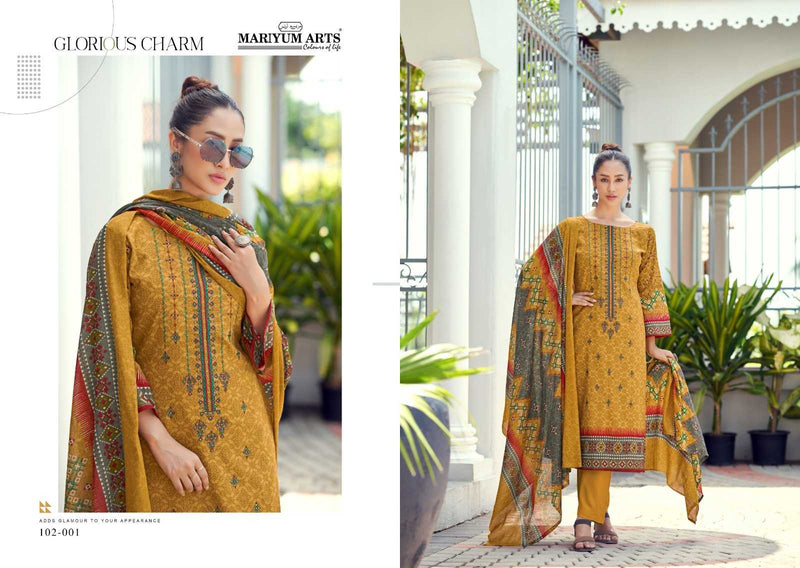 Mariyum Arts Habiba Cotton Fancy Salwar Suit