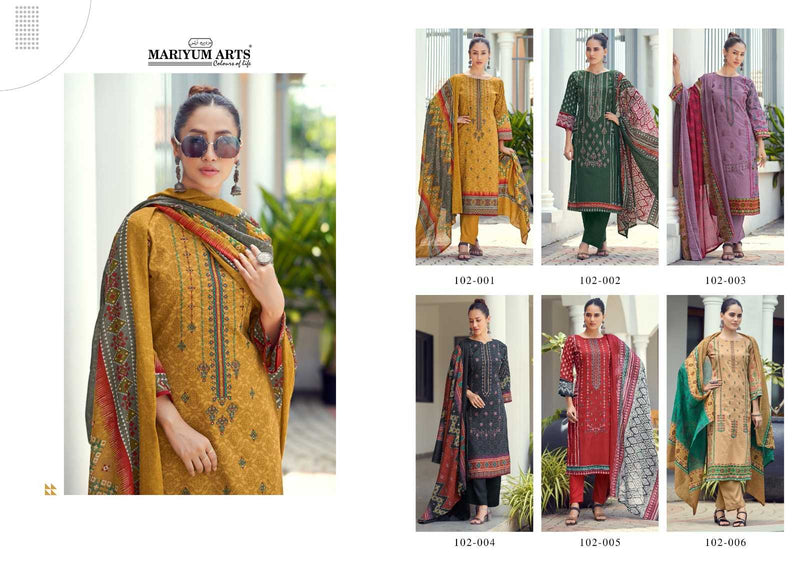 Mariyum Arts Habiba Cotton Fancy Salwar Suit