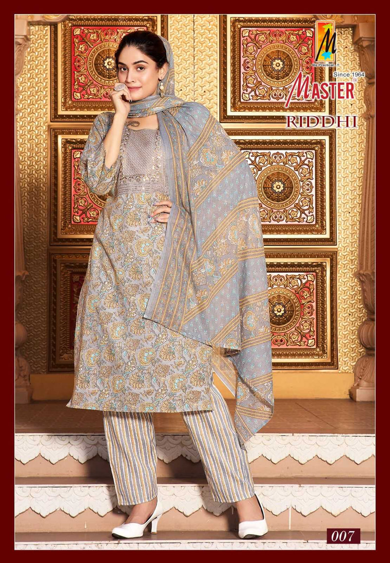 Master Kurti Riddhi Two Tone Print Daily Wear Kurti With Pant Dupatta Set