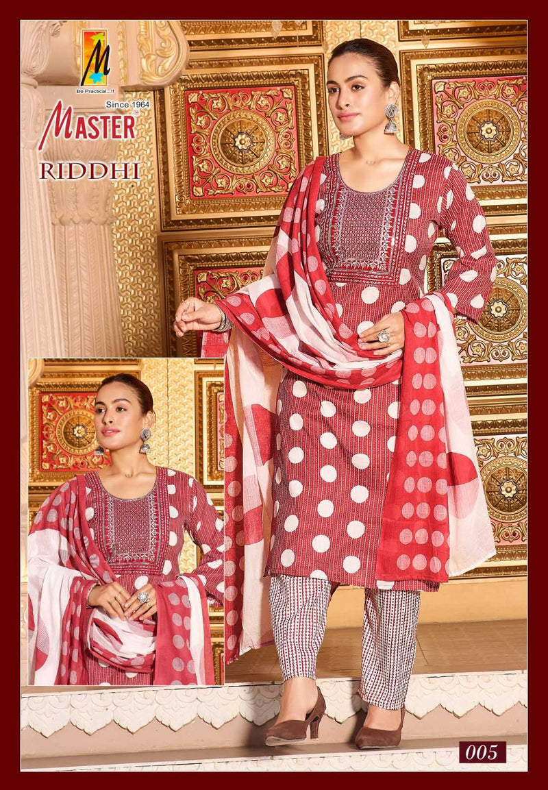 Master Kurti Riddhi Two Tone Print Daily Wear Kurti With Pant Dupatta Set