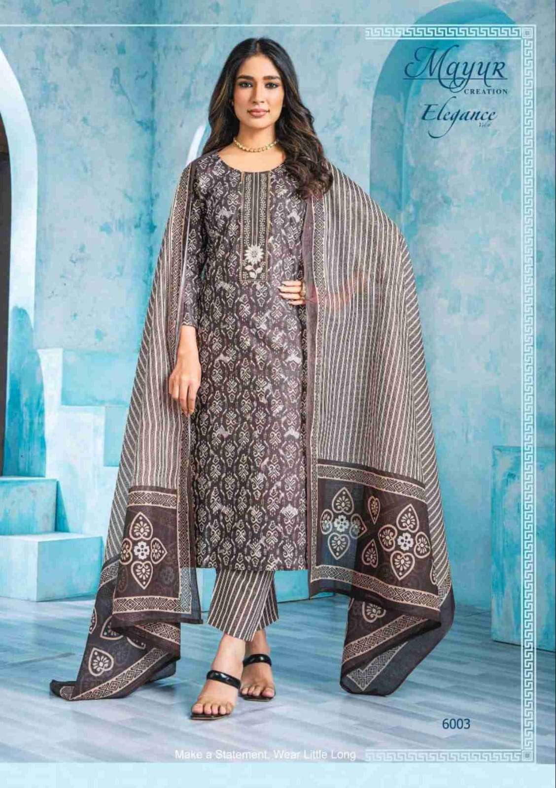 Mayur Creation Elegance Vol 6 Stitched Collection Cotton Print Daily Wear Suit