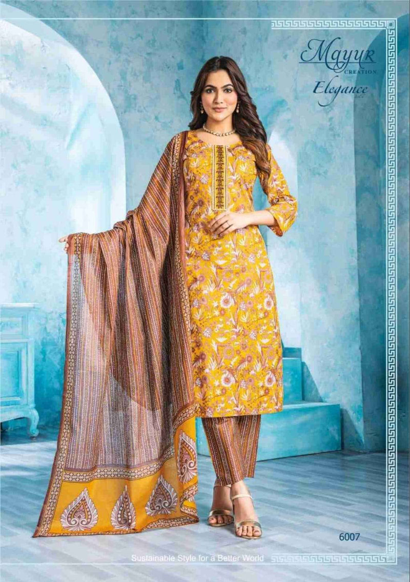 Mayur Creation Elegance Vol 6 Stitched Collection Cotton Print Daily Wear Suit