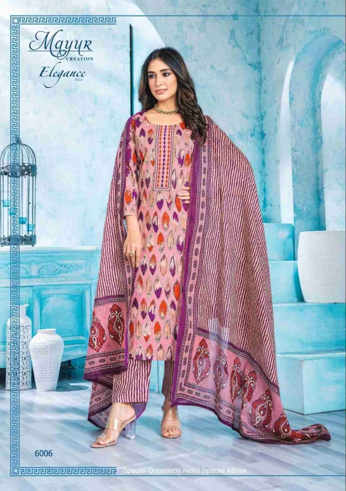 Mayur Creation Elegance Vol 6 Stitched Collection Cotton Print Daily Wear Suit