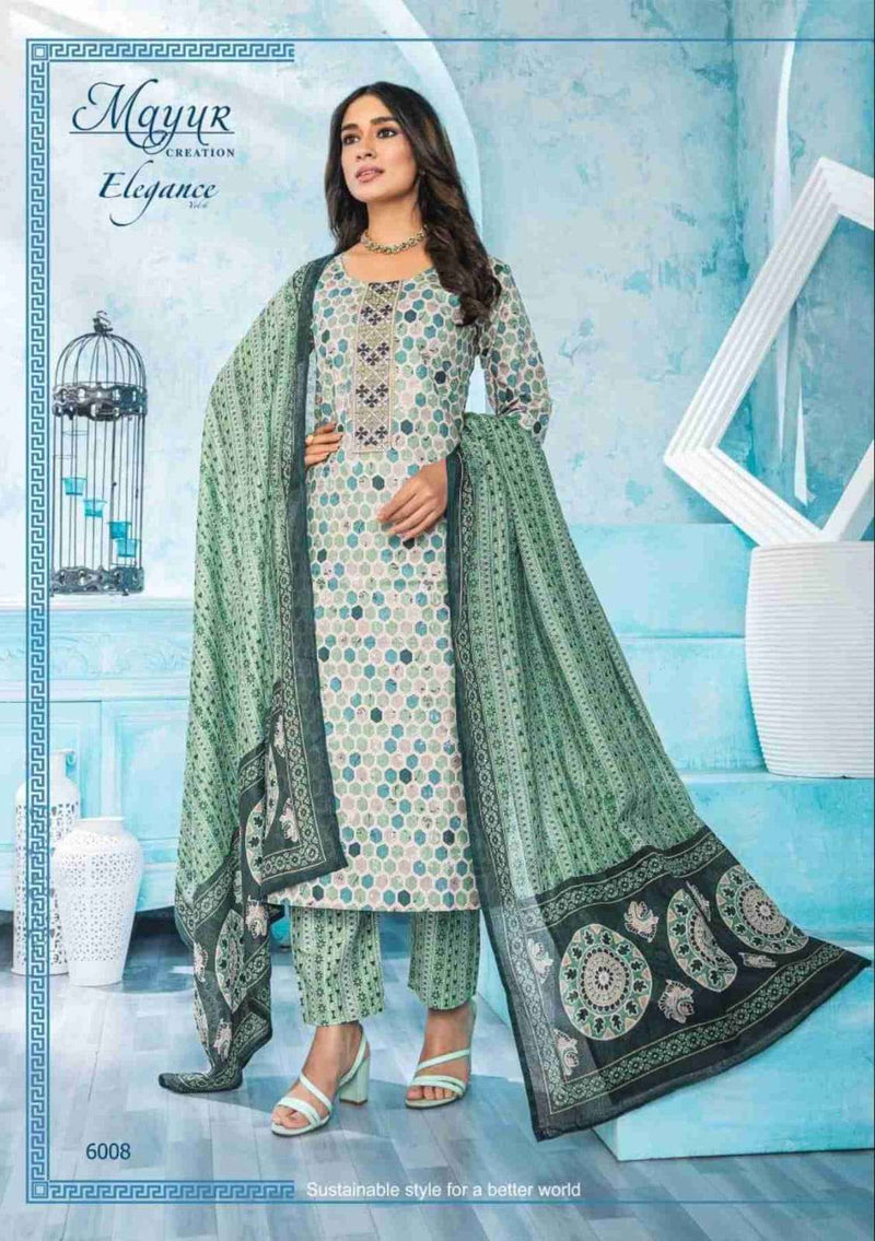 Mayur Creation Elegance Vol 6 Stitched Collection Cotton Print Daily Wear Suit