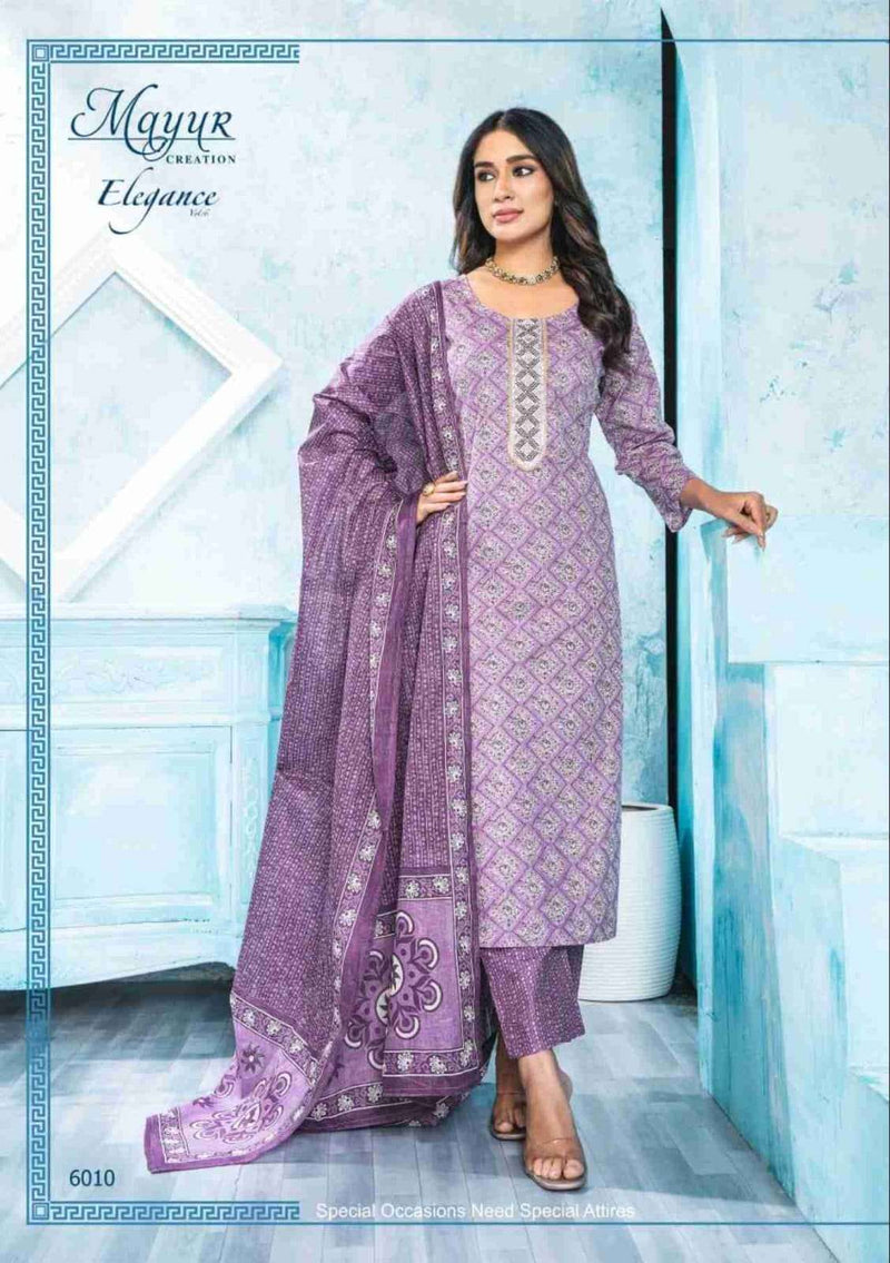 Mayur Creation Elegance Vol 6 Stitched Collection Cotton Print Daily Wear Suit