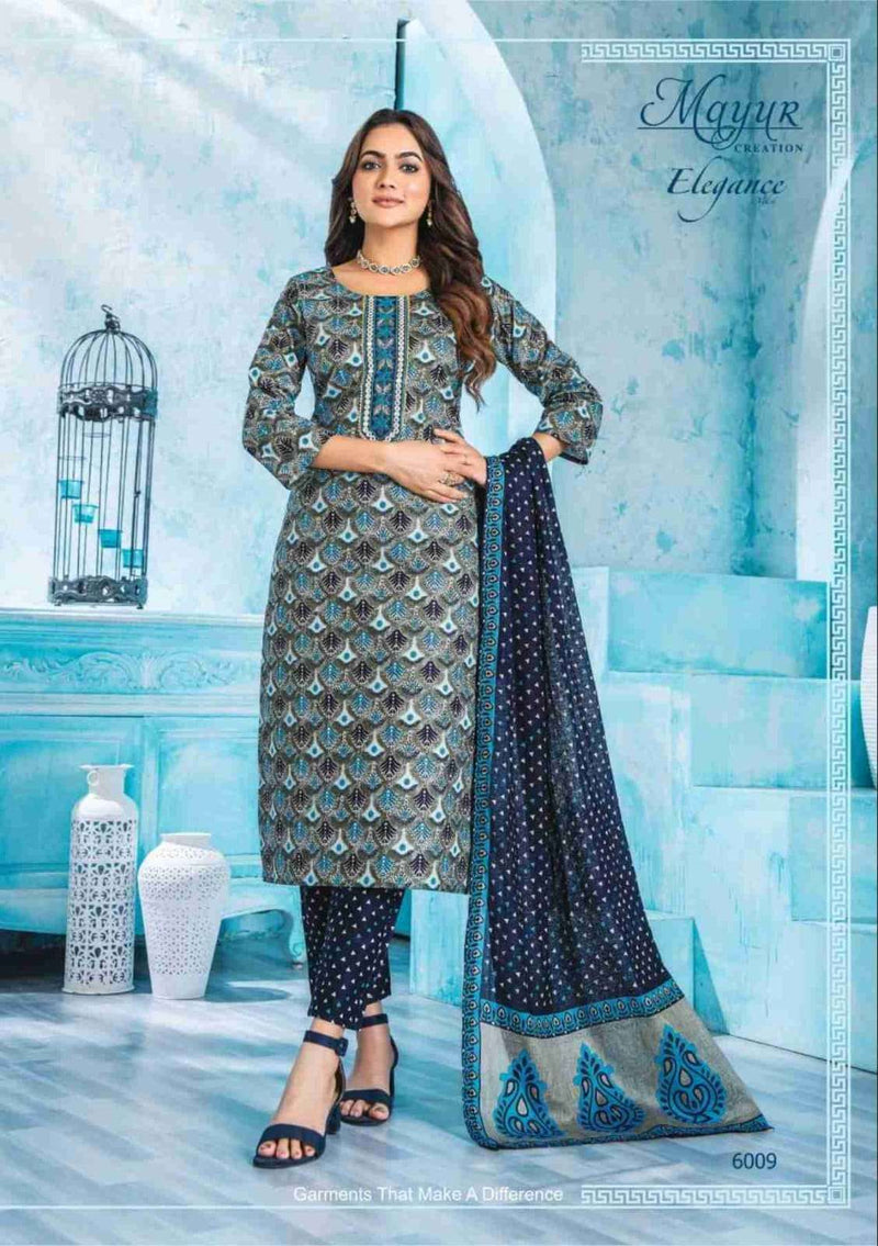 Mayur Creation Elegance Vol 6 Stitched Collection Cotton Print Daily Wear Suit