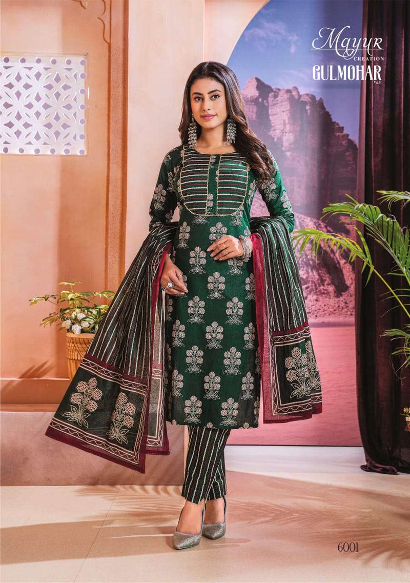 Mayur Creation Gulmohar Vol 6 Cotton Print Unstitched Salwar Suit