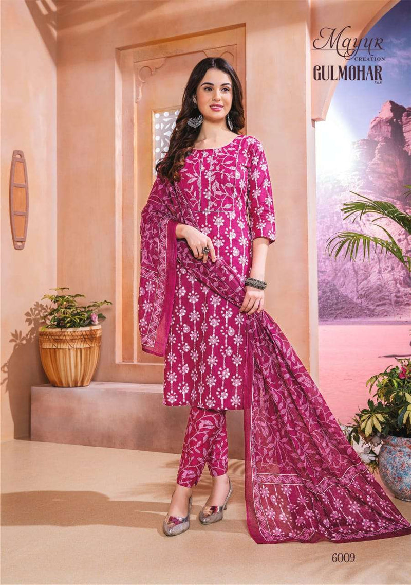 Mayur Creation Gulmohar Vol 6 Cotton Print Unstitched Salwar Suit