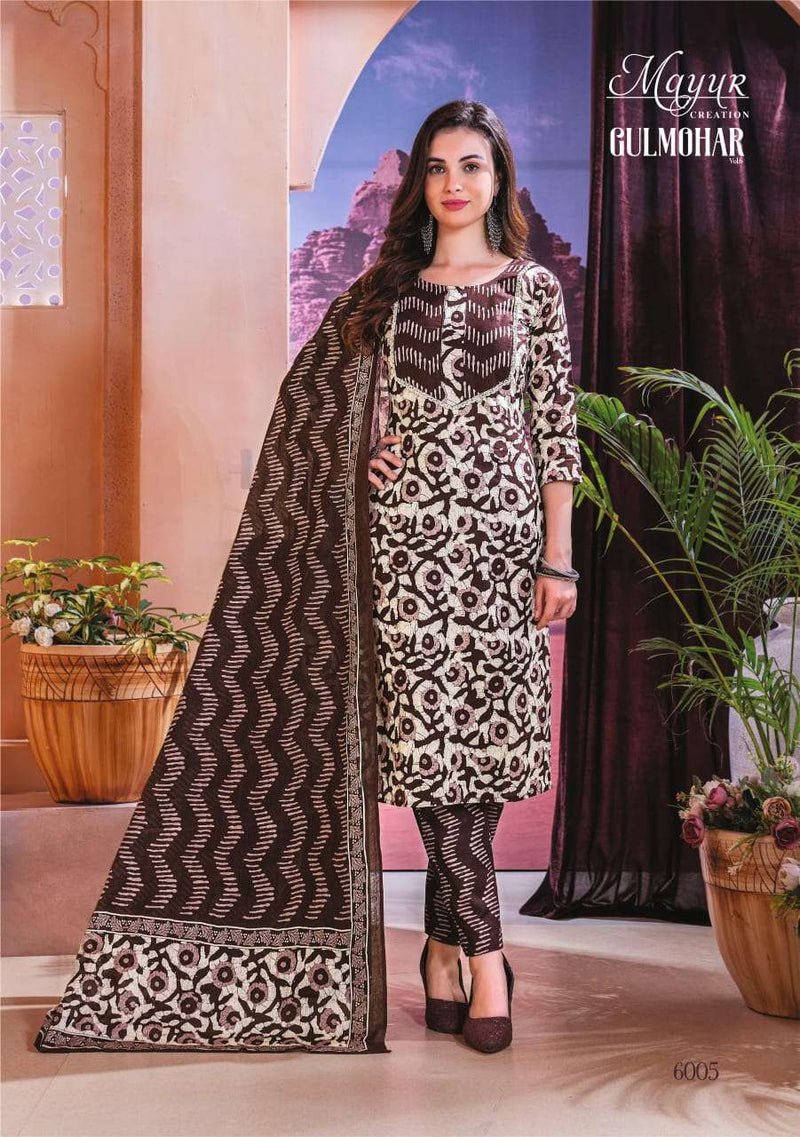 Mayur Creation Gulmohar Vol 6 Cotton Print Unstitched Salwar Suit