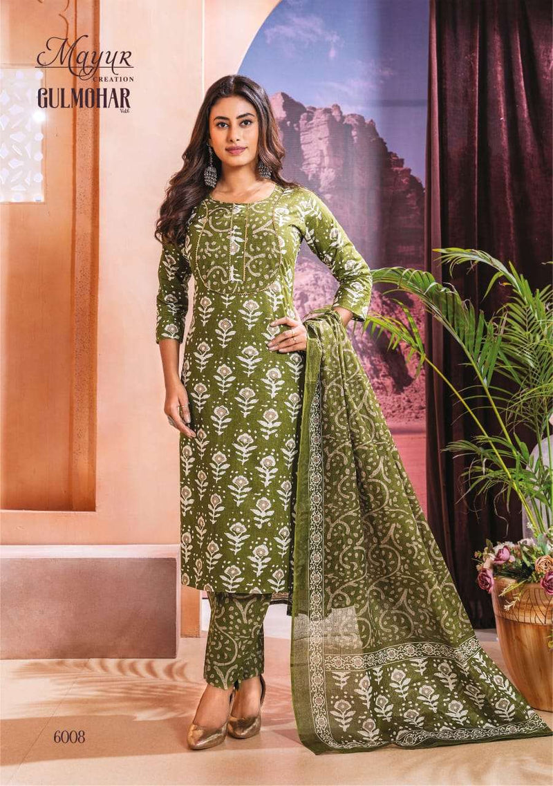 Mayur Creation Gulmohar Vol 6 Cotton Print Unstitched Salwar Suit