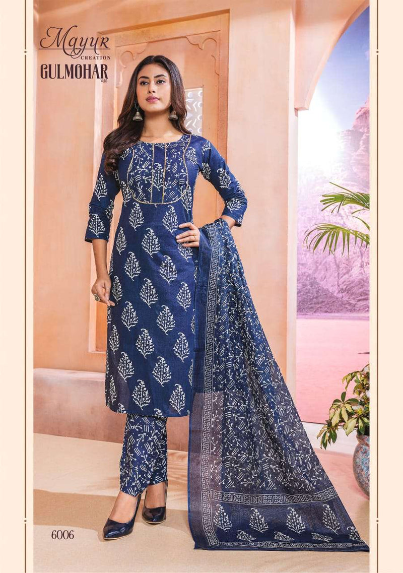 Mayur Creation Gulmohar Vol 6 Cotton Print Unstitched Salwar Suit