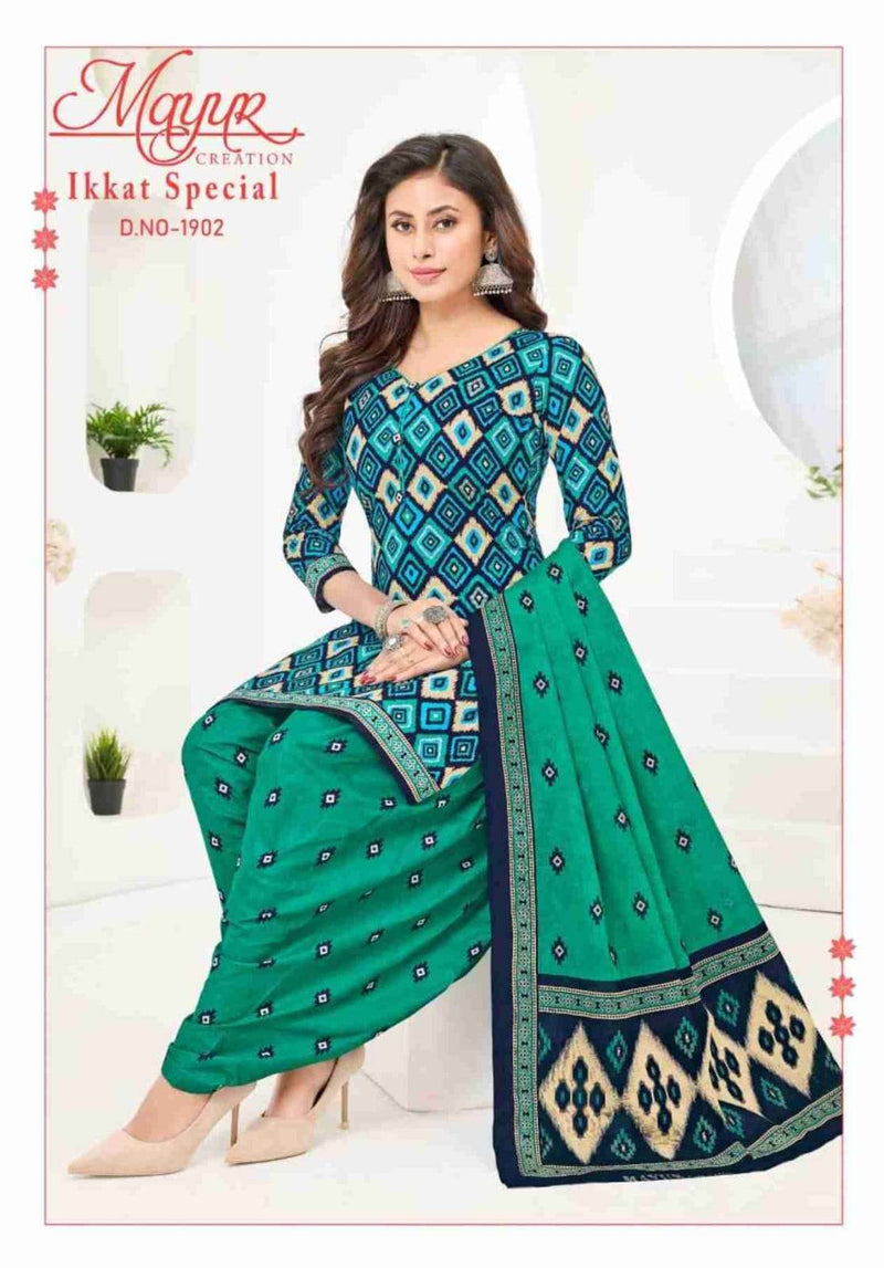 Mayur Creation Ikkat Vol 19 Cotton Daily Wear Salwar Suit