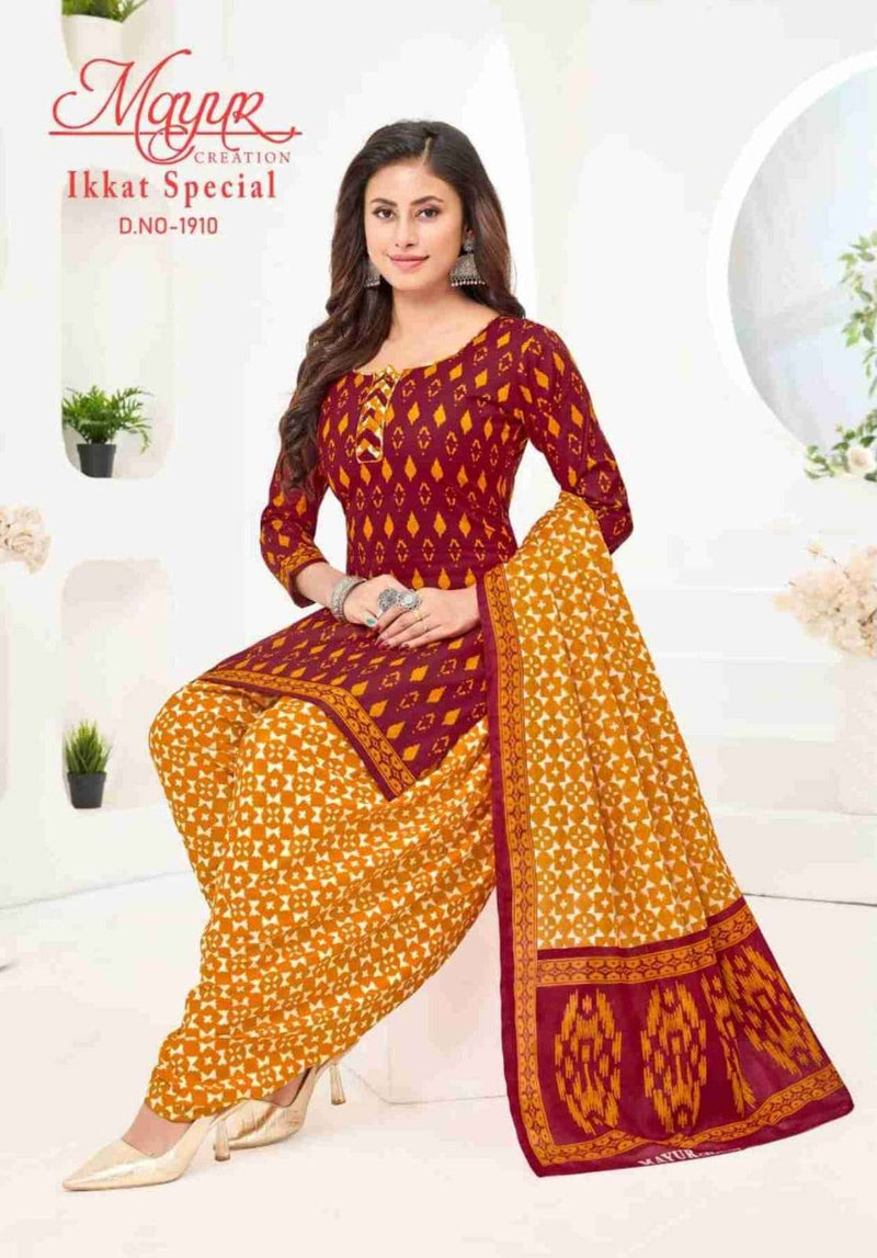 Mayur Creation Ikkat Vol 19 Cotton Daily Wear Salwar Suit