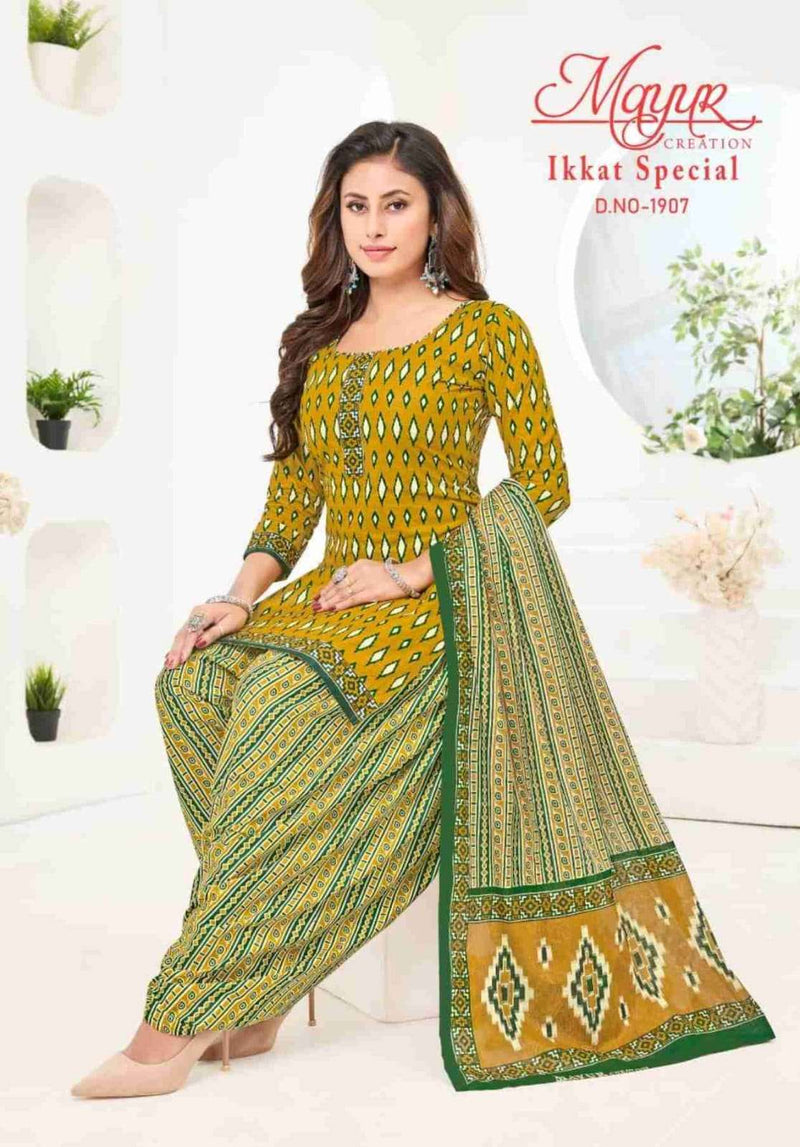 Mayur Creation Ikkat Vol 19 Cotton Daily Wear Salwar Suit