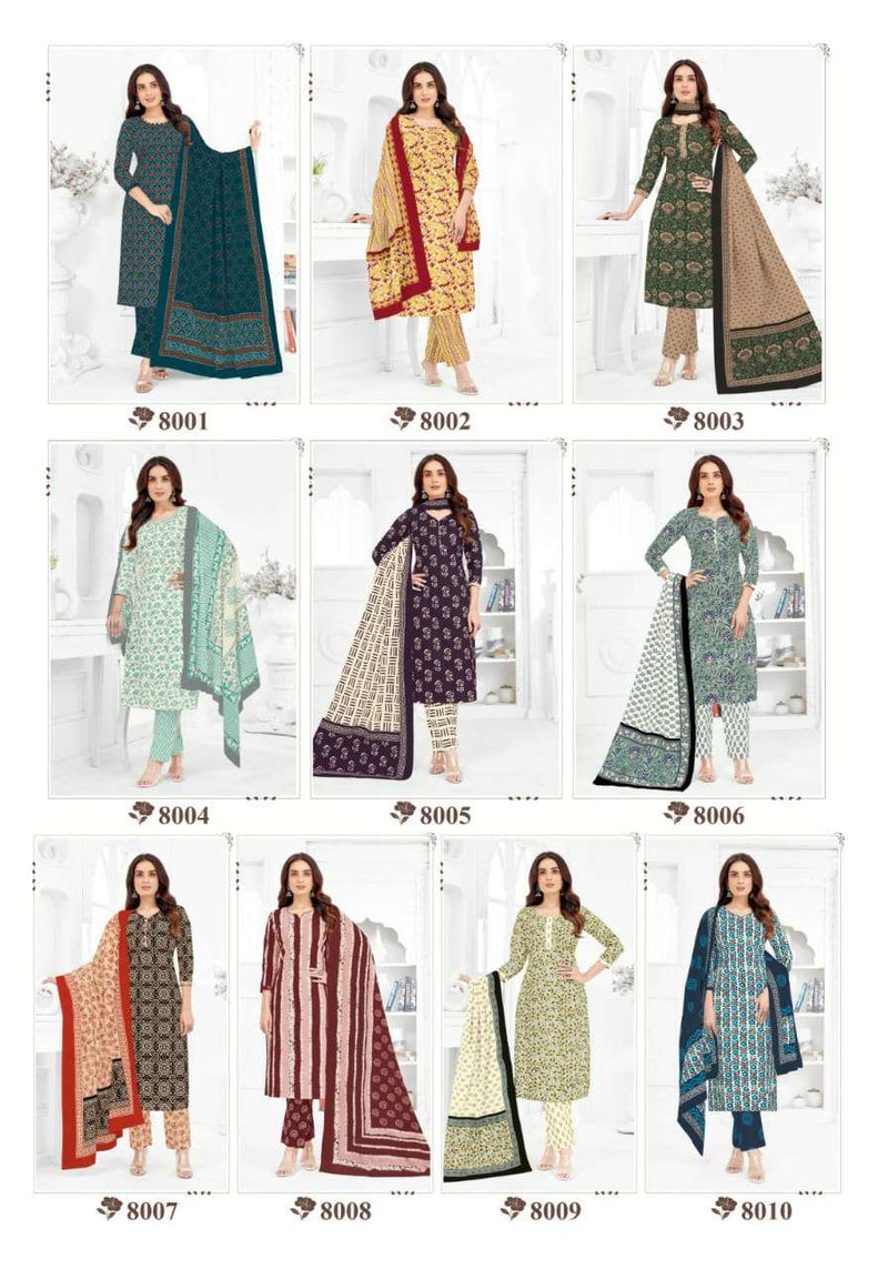 Mayur Creation Jaipuri Vol 8 Stitch Collection Cotton Print Daily Wear Salwar Suit