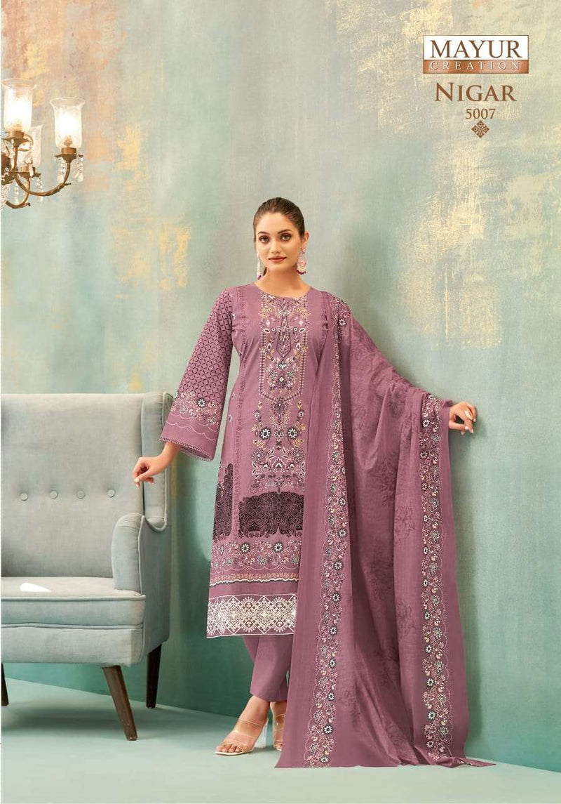 Mayur Creation Nigar Vol 5 Cotton Fancy Salwar Kameez