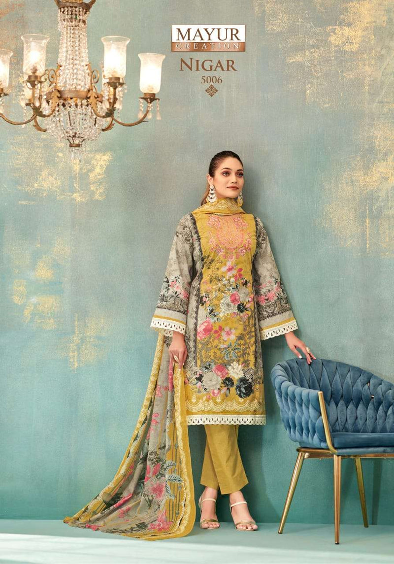 Mayur Creation Nigar Vol 5 Cotton Fancy Salwar Kameez