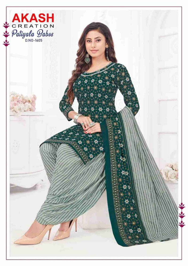 Akash Creation Patiyala Babes Vol 16 Cotton Daily Wear Salwar Suit