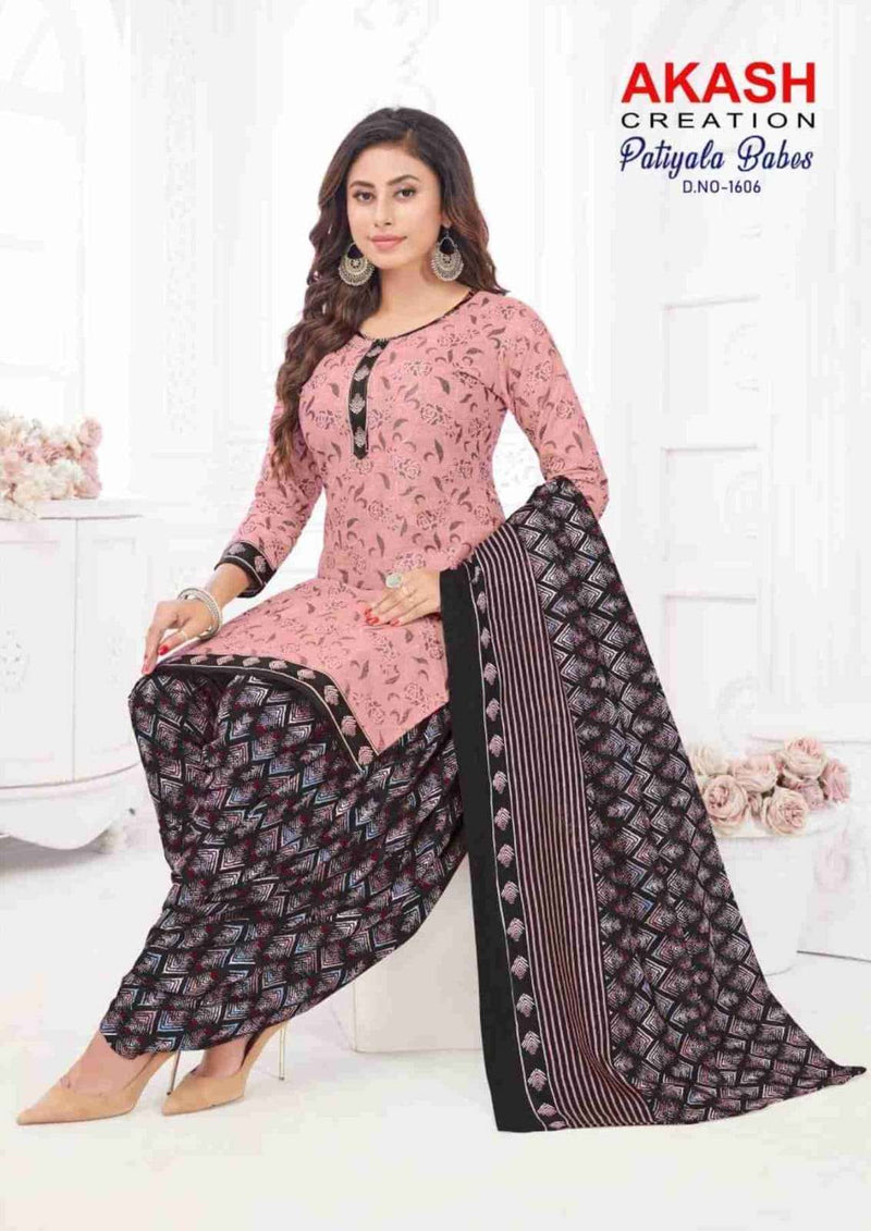 Akash Creation Patiyala Babes Vol 16 Cotton Daily Wear Salwar Suit